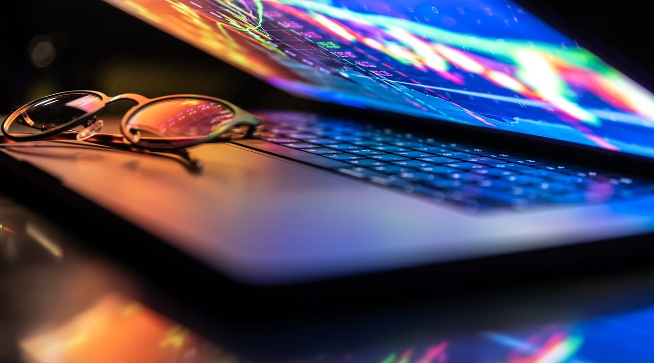 code on laptop screen